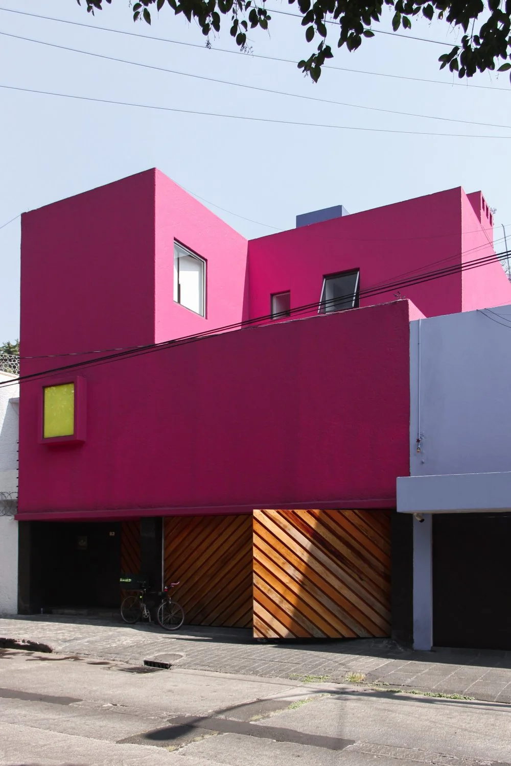 Facade of the Gilardi House, in the neighbourhood of San Miguel Chapultepec, from the famous mexican architect Luis Barragan/Shutterstock