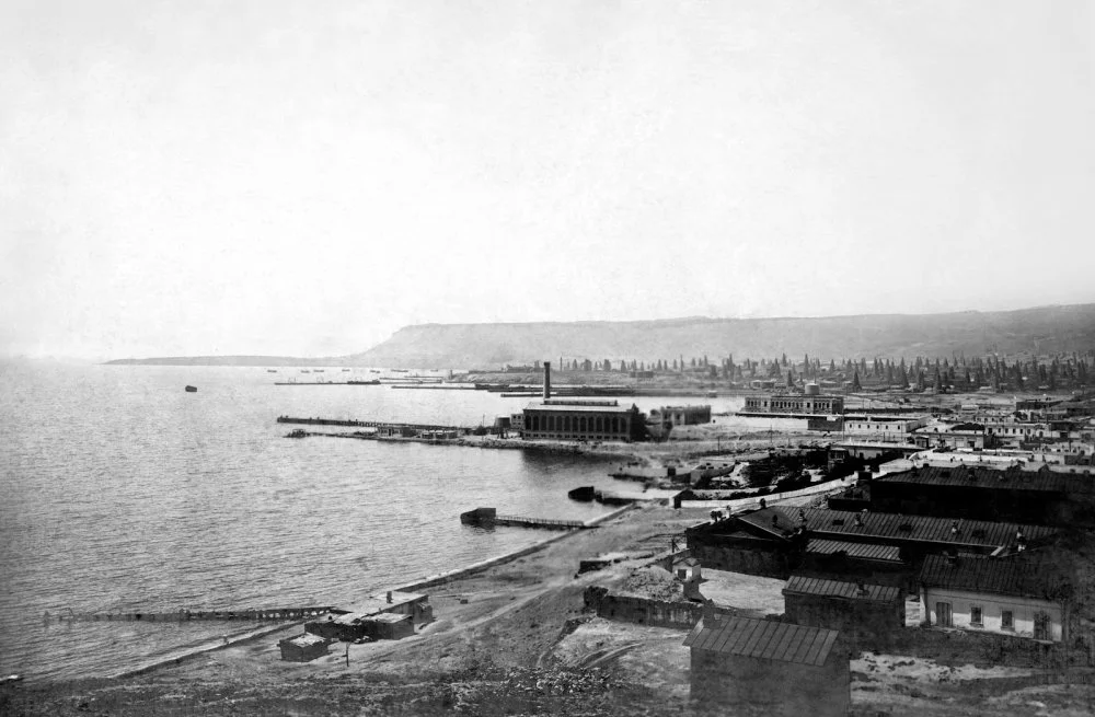 Порт Баку, Азербайджан, 1910–1920 годы / Getty Images