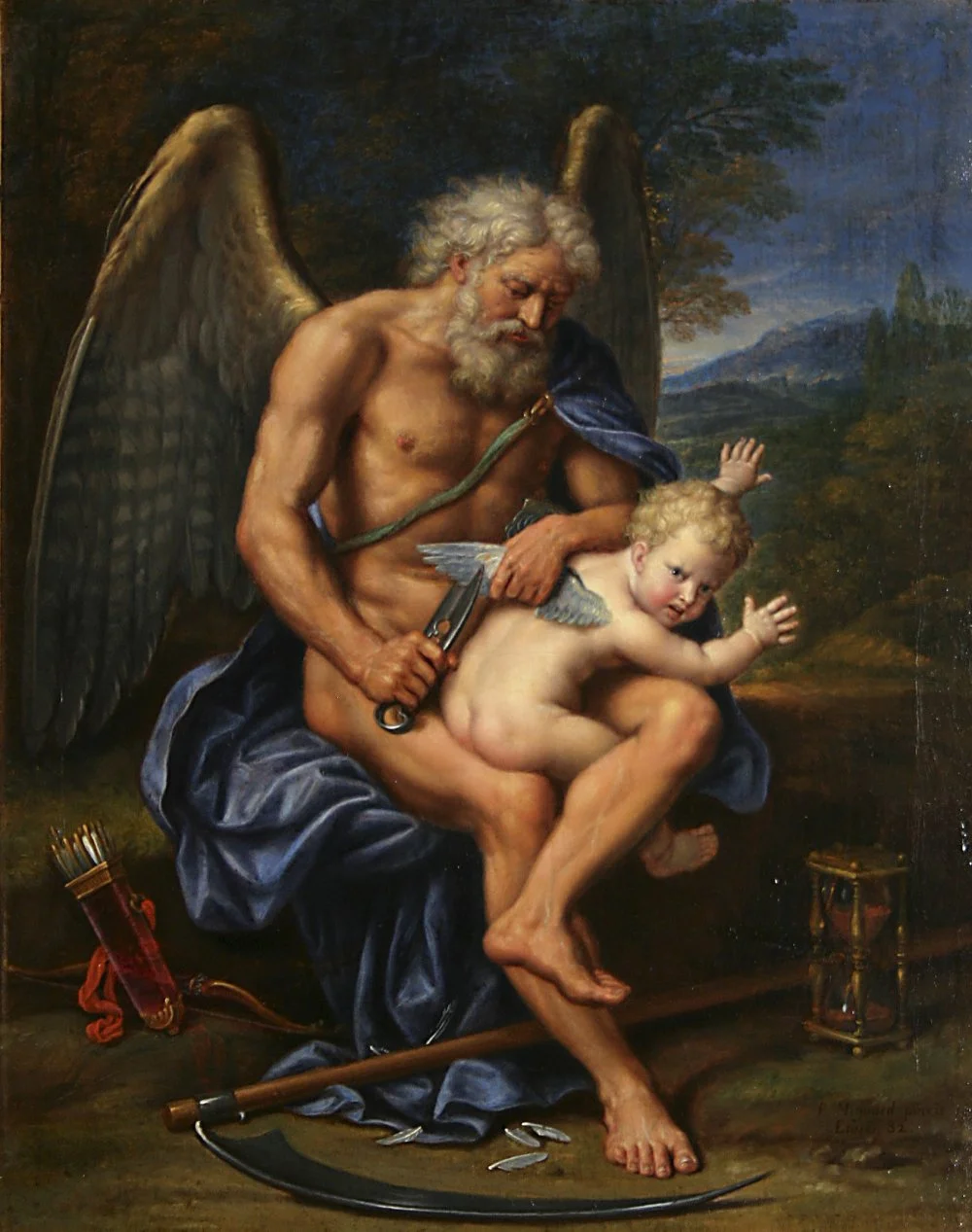 Pierre Mignard I: Time Clipping Cupid's Wings  1694/Denver Art Museum/Wikimedia Commons