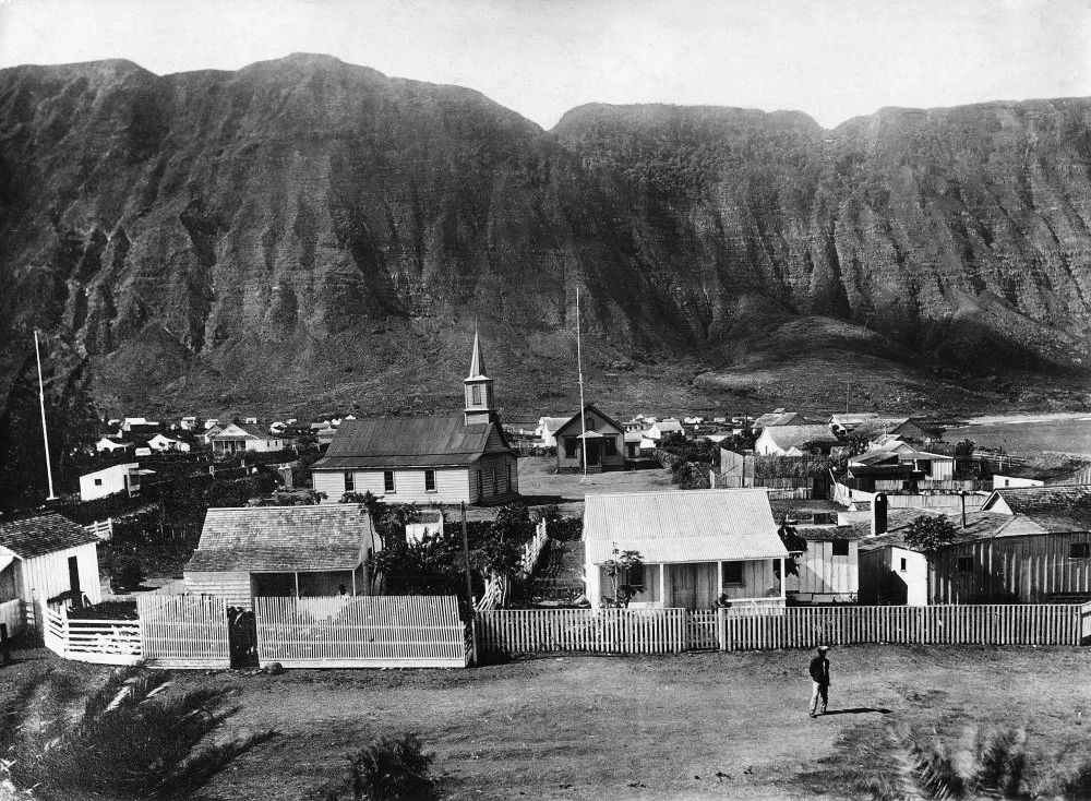 United States of America (USA), Hawaii, Molokai: Leprosy colony. - probably in the 1910s/Getty Images