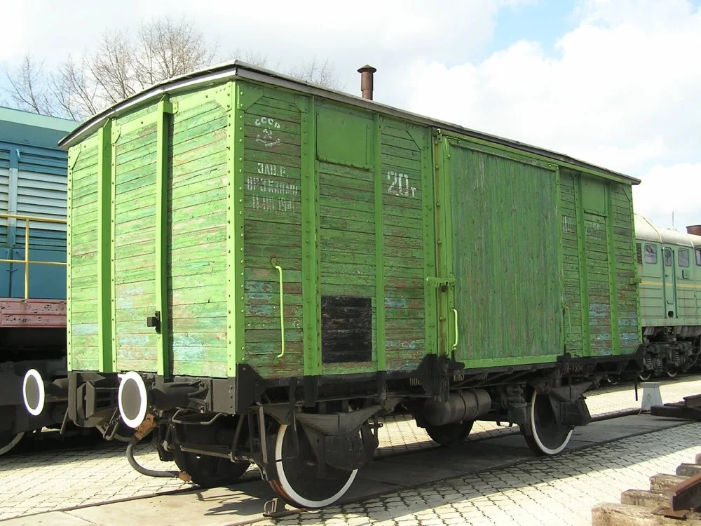 Музей истории и развития Донецкой железной дороги. Нормальный товарный вагон (НТВ) / Wikimedia Commons