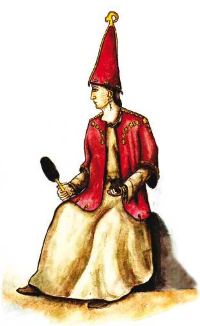 Реконструкция облика знатной женщины из кургана Таксай-1 / Wikimedia Commons