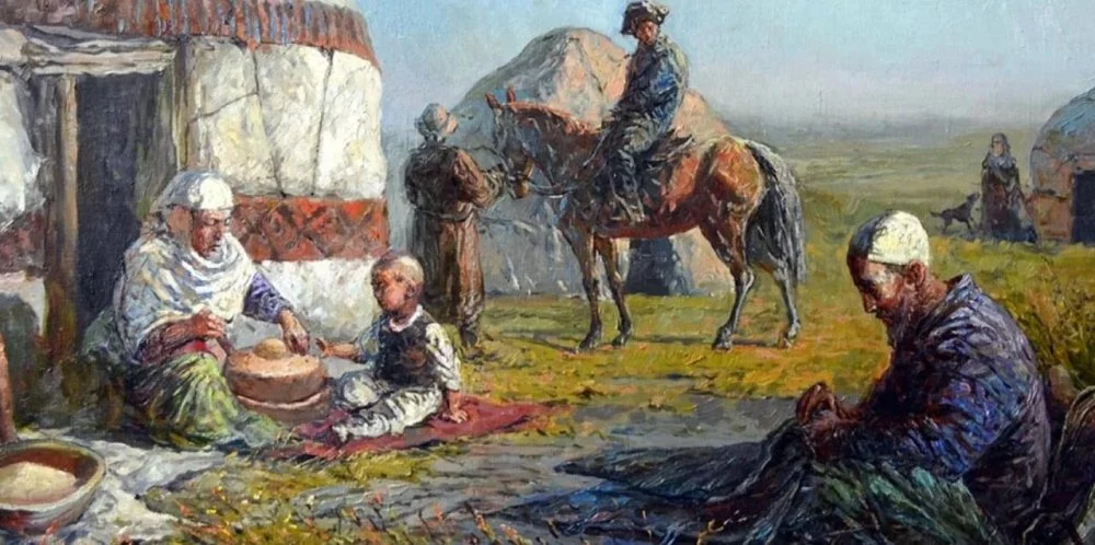 Е. Ким. Быт казахов. 2019 год / www.antika.kz 