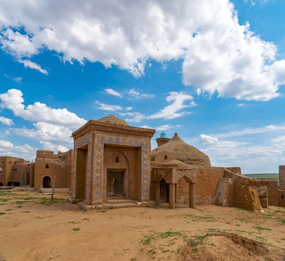 Ancient bathhouse in the capital of the Golden Horde, the city of Sarai Batu/Alamy