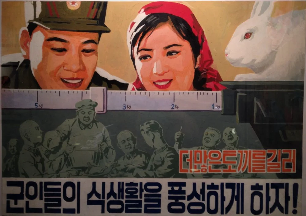 Пропагандистский плакат: «Разводите больше кроликов, и пусть наши солдаты насладятся едой!»/Wikimedia commons