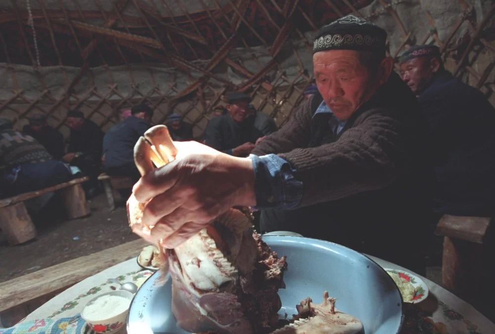 Kazakh Funeral Repast on the 40th Day / Library of Congress