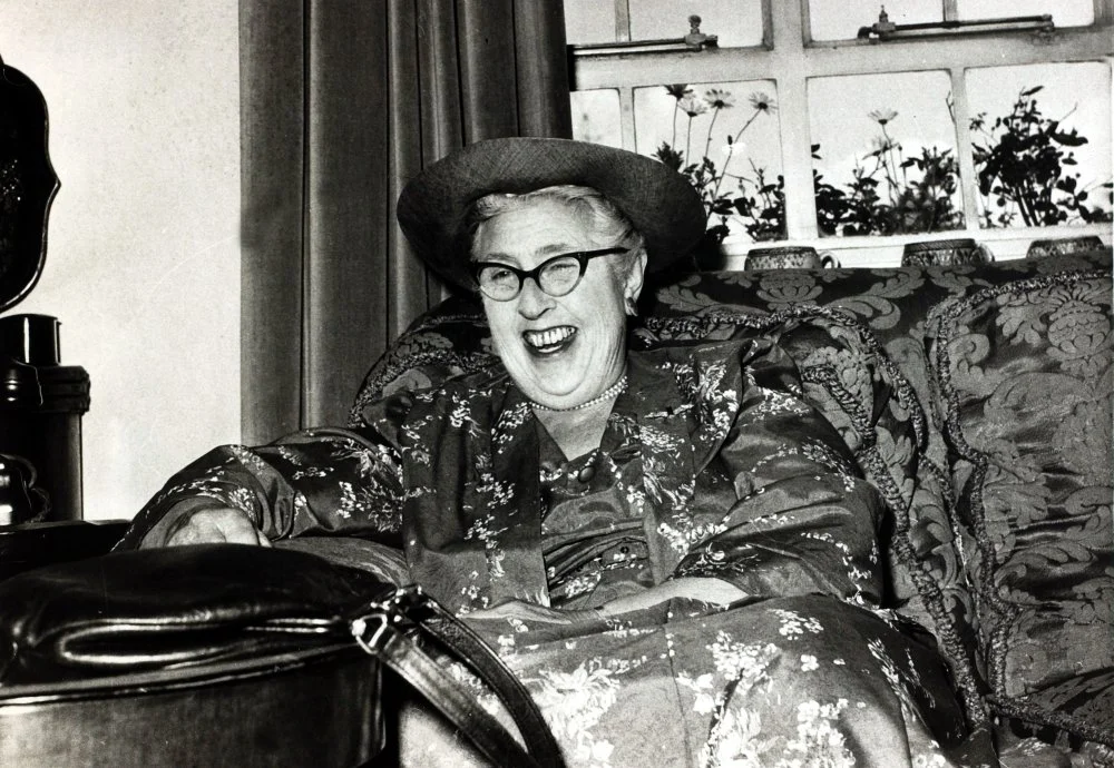  Writer Agatha Christie in jovial mood/Getty Images