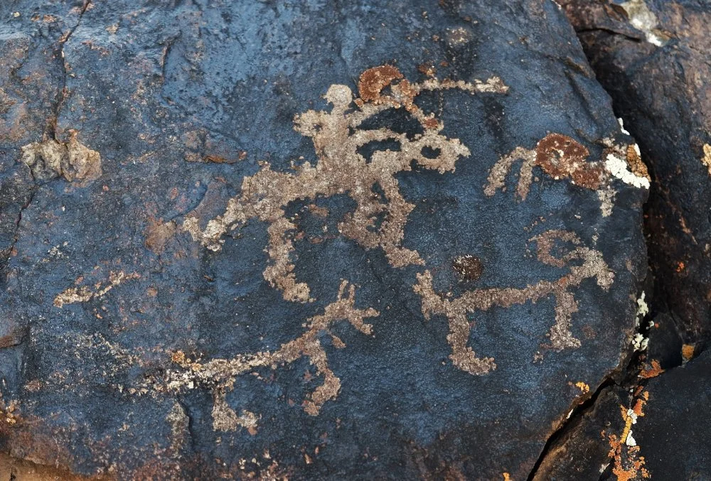 Petroglyphs on the pass/Olga Gumirova