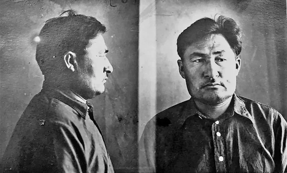 Photo of Ilyas Zhansugurov taken during the arrest of the NKVD/From open sourcess