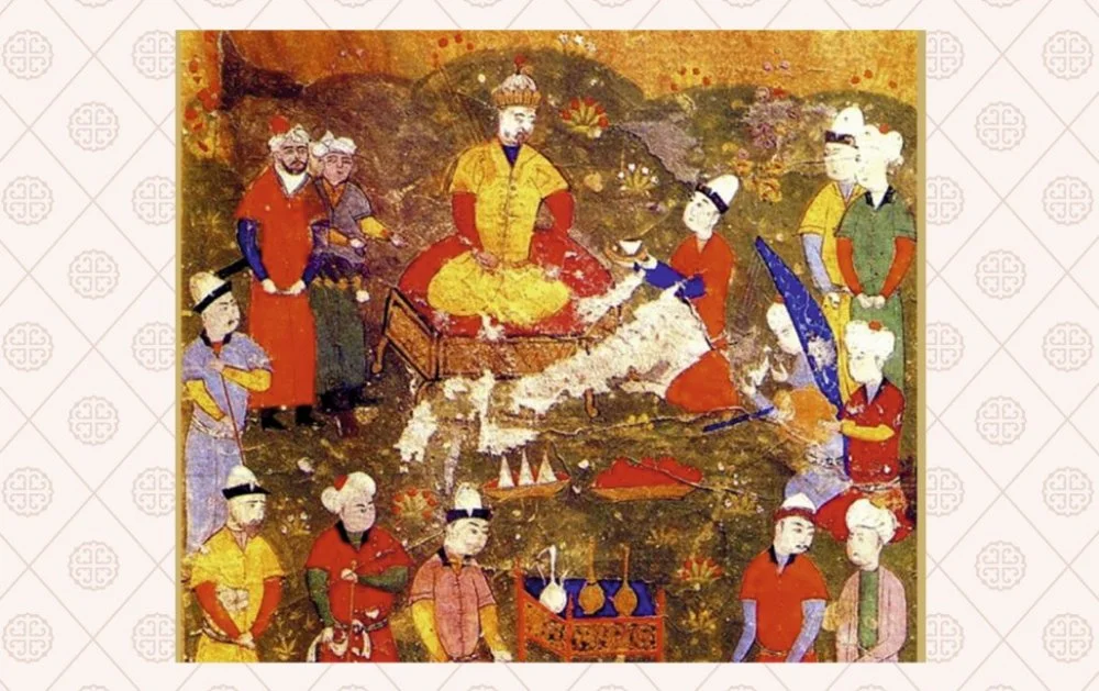 Әбілқайыр хан (Өзбек хандығы). 16 ғасыр өзбек қолжазбасдағы миниатюра / Wikimedia Commons