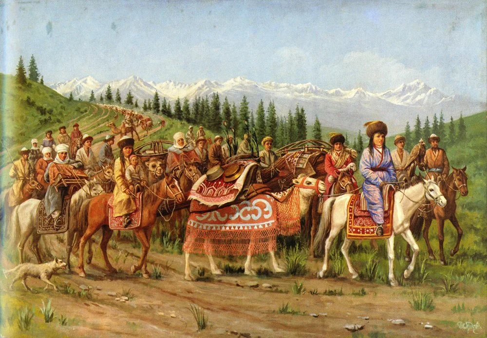 Николай Хлудов. Салтанатты көш. 1880 жылдар / Wikimedia Commons