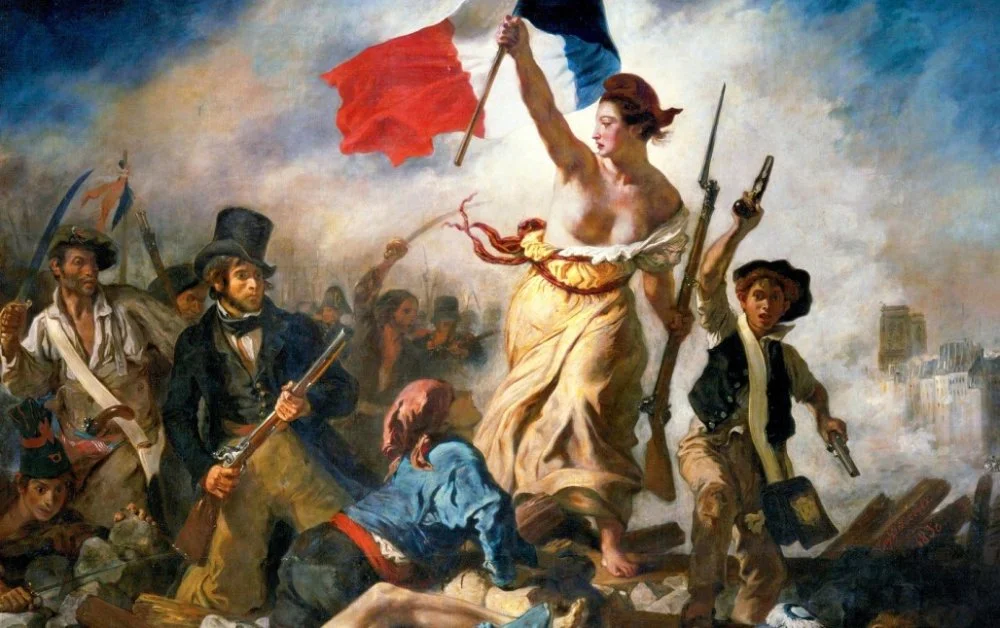 Eugene Delacroix. Liberty leading the people. 1830 / Alamy