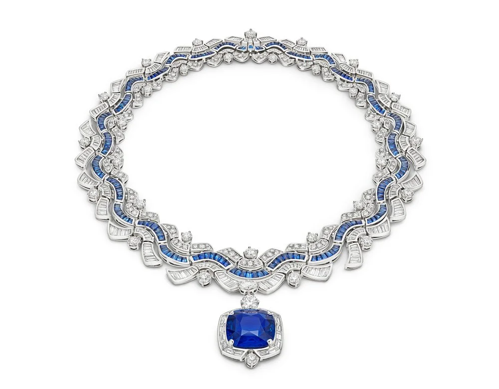 Necklace with sapphire. Bvlgari