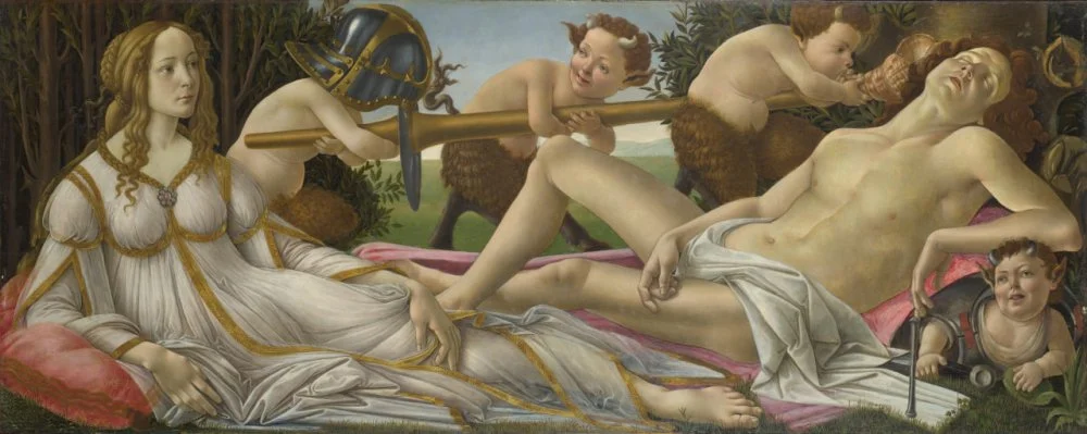 Sandro Botticelli: Venus and Mars circa 1483/The National Gallery, London/Wikimedia Commons