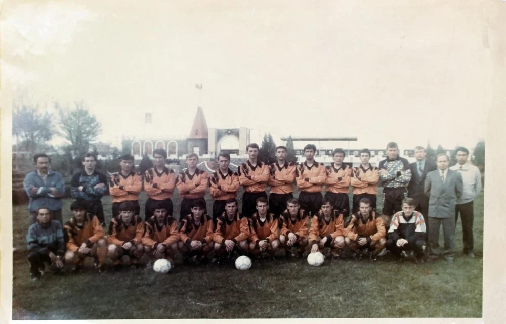 FC Yelimay before its first match in the Kazakhstan Championship. Semey, 30 April 1994 / FC Elimai Semey