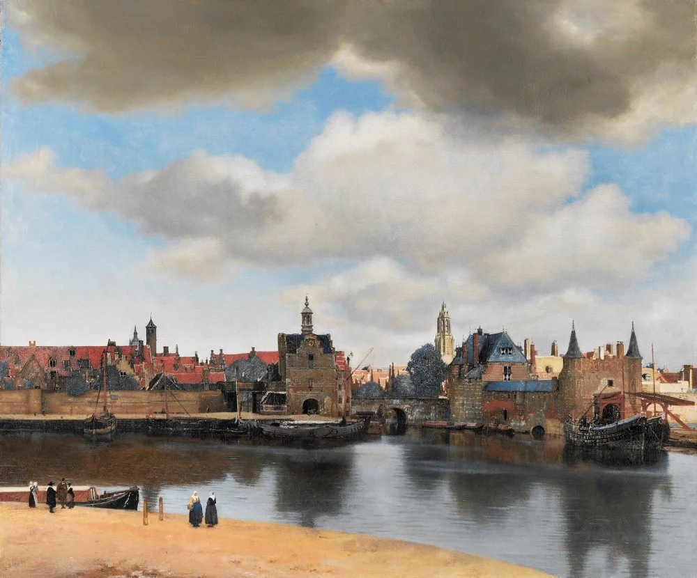  ‘View of Delft’ by Johannes Vermeer (1660)/Wikimedia commons 