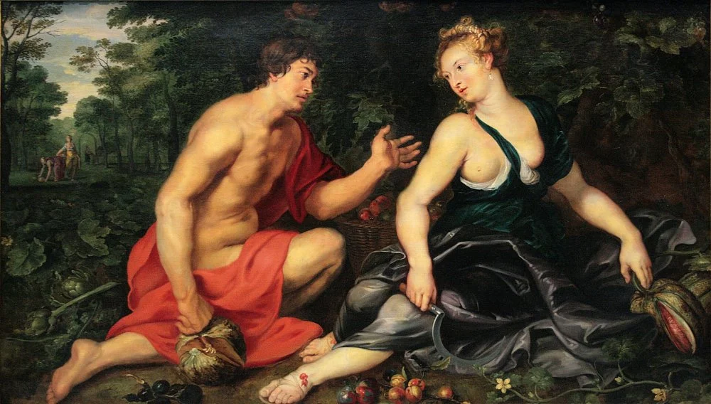 Peter Paul Rubens «Vertumne et Pomone », circa 1617-1619, private collection/Wikimedia Commons