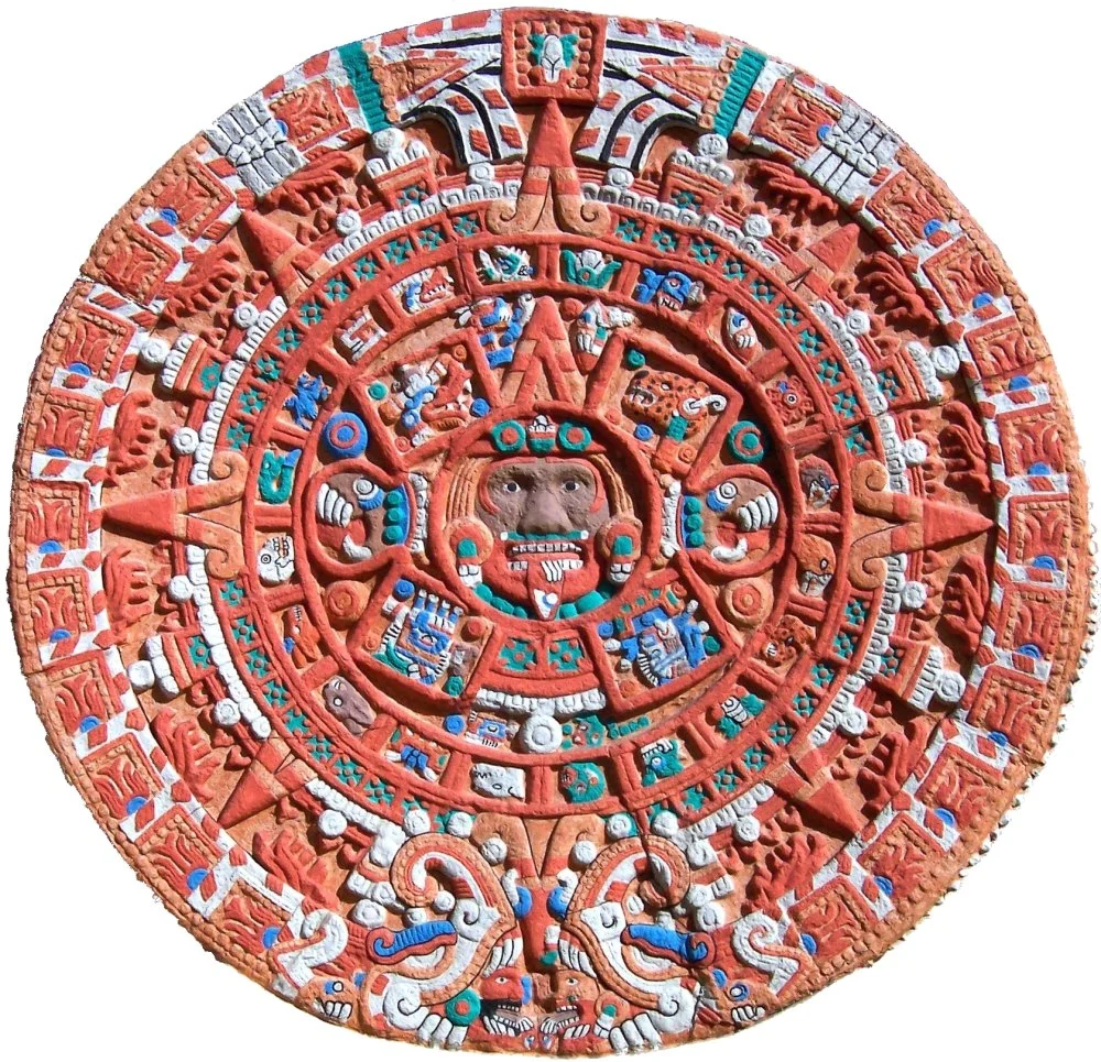 Копия ацтекского солнечного камня/Wikimedia Commons