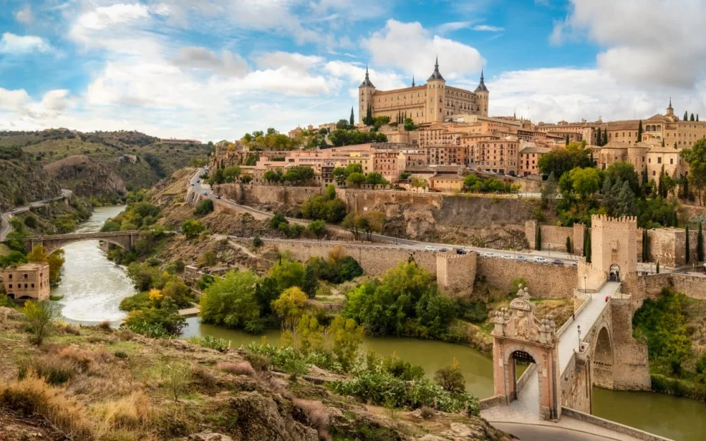 San Martin's Bridge crossing the river Tagus in Toledo/Getty Images
