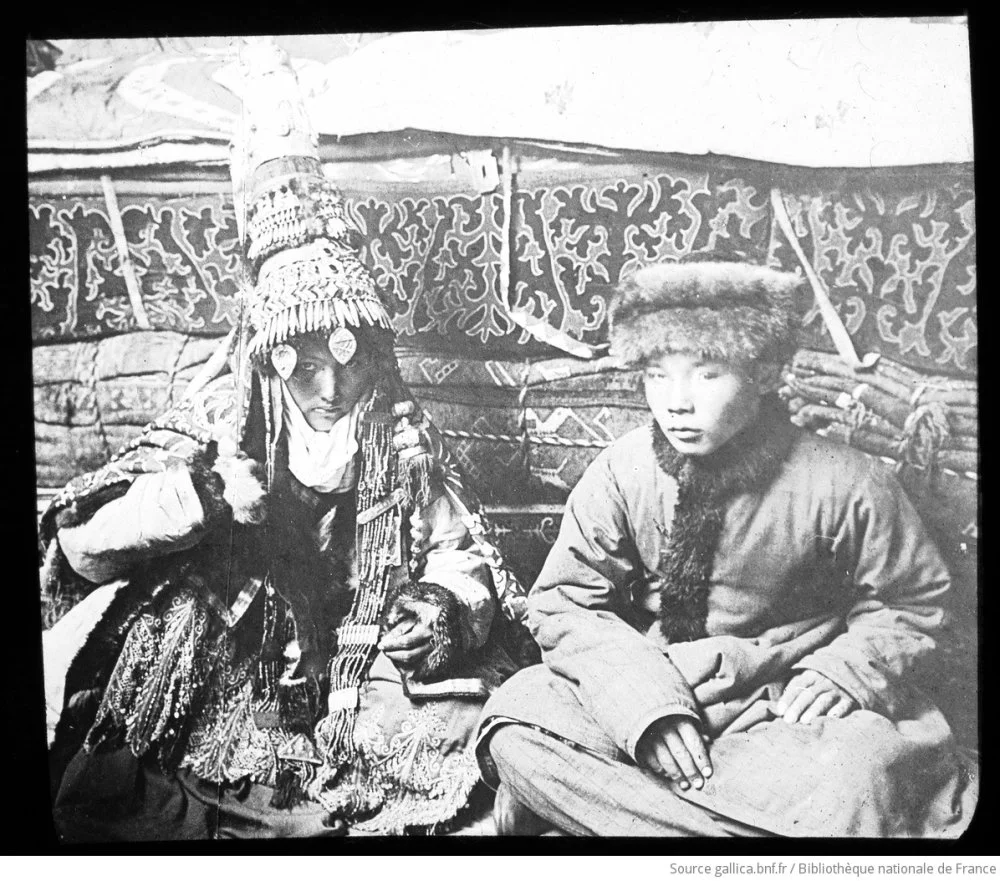 Отау көтерген жастар. 19-ғасыр / Jules Marie Cavelier de Cuverville / Bibliothèque nationale de France / Gallica